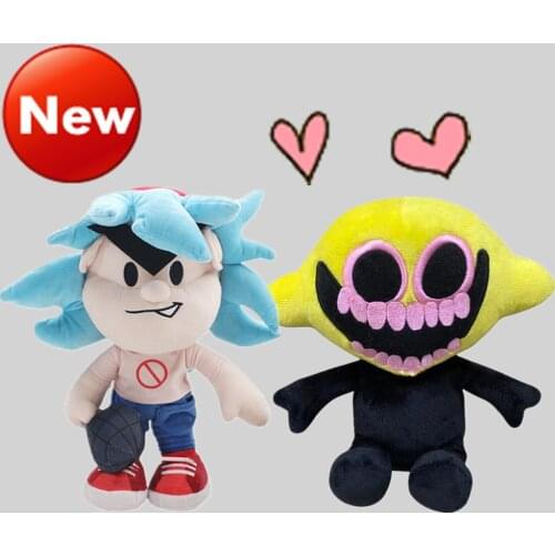 New Friday Night Funkin Plush Toys Cute Lemon Demon Monster Boyfriend Plush Doll Stuffed Pillow Halloween Gifts For Kids Fans