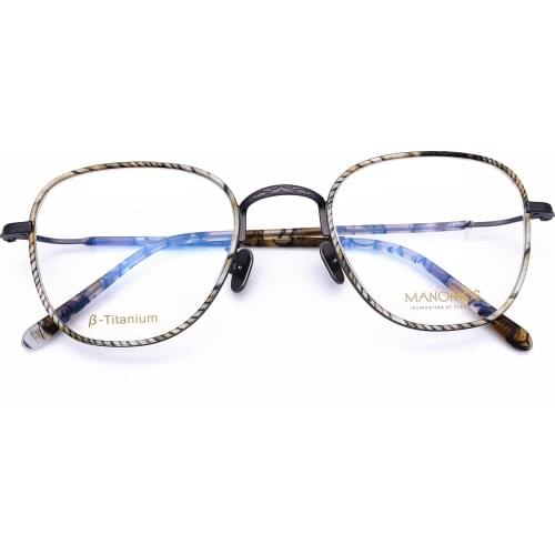 Belight Optiacl Italy Ultra Light Acetate with Titanium Glasses Men Women Prescription Eyeglasses Optical Frame Eyewear Once