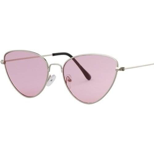2020 Sexy Small Vintage Cat Eye Sunglasses Women Vintage Pink Black Sun Glasses Female Ladies Cateyes Sunglass Retro Glasses
