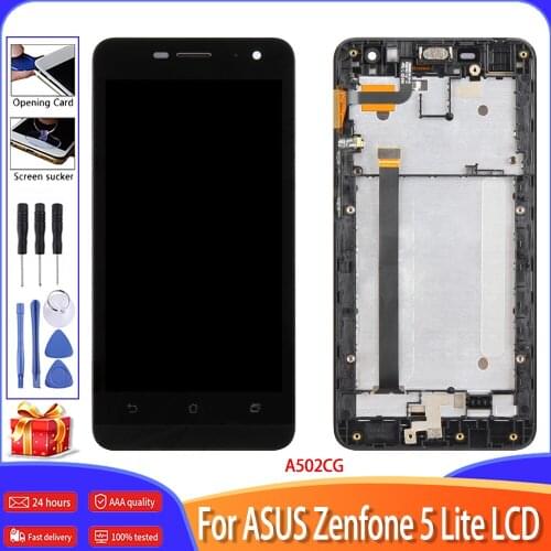 5.0" Original LCD For ASUS Zenfone 5 Lite A502CG LCD Display With Touch Screen Digitizer For ASUS Zenfone 5 Lite Pantalla LCD