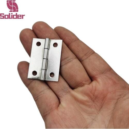 20 Pcs 1.5 inch Stainless Steel Hinge Cabinet Doors Windows Hinge Wooden Box Hinge