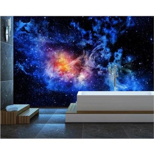 Custom wallpaper mural fantasy interstellar universe starry night sky background For Living room Bedroom wall paper Decor