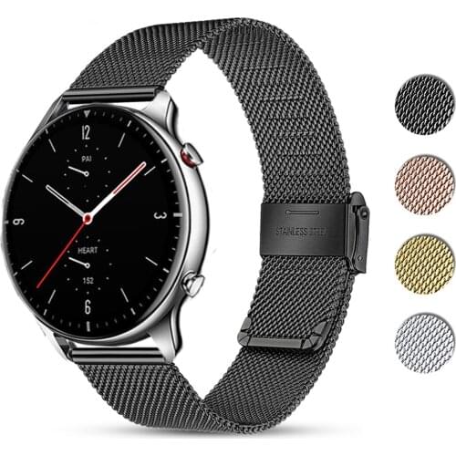 22 20mm For Samsung Gear sport S2 S3 Classic Band huami amazfit gtr bip Strap huawei GT 2 42 46 galaxy watch 3 active 2 40 44 mm
