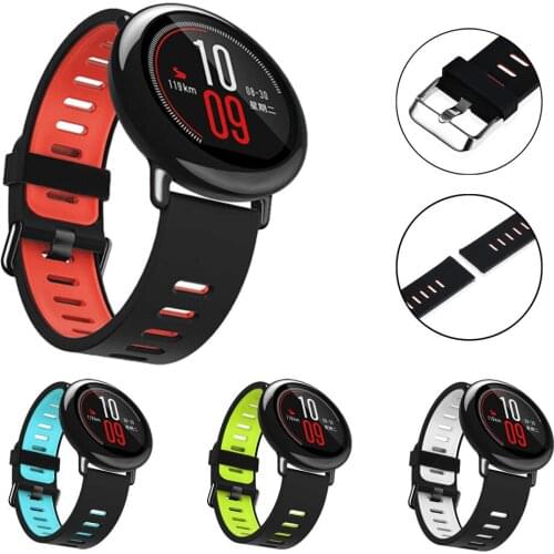 New Replacement Silicone Watch Band Bracelet Wrist Strap for Xiaomi Huami AMAZFIT Strap 22cm Watchbands Sports Smart Watch