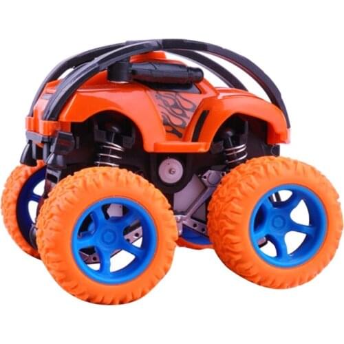 SUV Dynamic Stunt Car Four-wheel Drive Kids Toys Car Inertial 4WD Off-road Vehicle Childrens Toy Monsters Playset