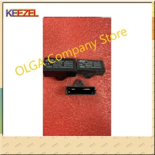 CBB61 fan air conditioner insert start capacitor 1UF/1.5/2/3/3.5UF/4/4.5/5/6/8/10/12 450V two insert legs 2 pieces/lot