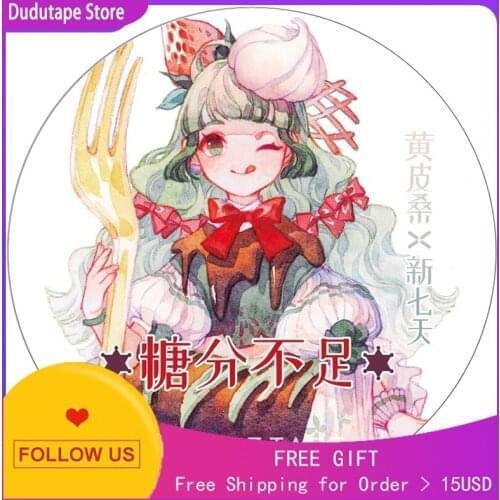 Washi Tape Cute Characters Lack Sugar Sticker Red