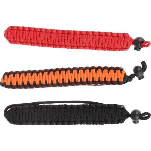 1Pcs Fashion Design Adjustable Camera Wrist Lanyard Strap Grip Weave Cord For Paracord DSLR