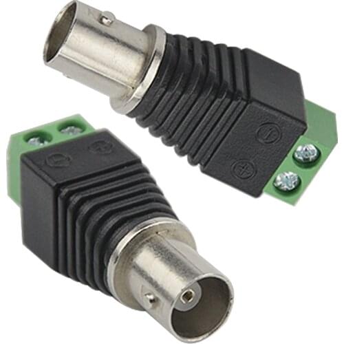 10PCS BNC Connectors for AHD Camera CVI Camera TVI Camera CCTV Camera Coaxial/Cat5/Cat6 Cables surveillance system BNC Connect