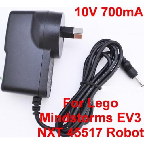 100PCS 10V 700mA 0.7A Universal AC DC Adapter Charger AU plug For Lego Mindstorms EV3 NXT 45517 Robot Power Supply