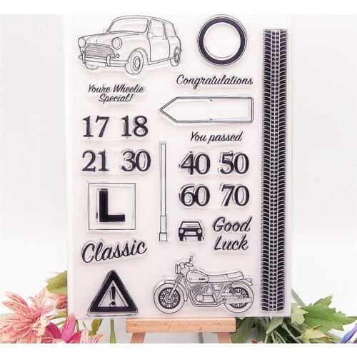 14.5*20.5CM Hot sale Street sign Clear Stamps / Silicone Seals Roller Stamp for DIY scrapbooking photo album/Card Making