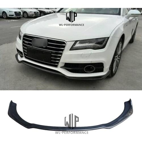 A7 Sport Style High Quality Carbon Fiber Front Lip Splitter Car Styling For Audi A7 Car Body Kit 2012-2015