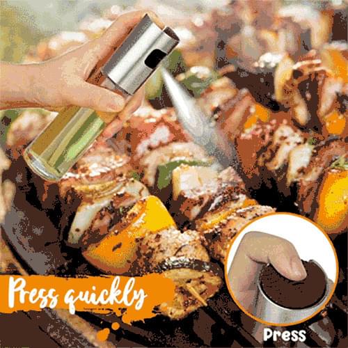 FoodGrade Oil Atomizing Spray Glass Multifunction Portable Oil Bottle Spray Can Olive Oil Sprayer Oil Bottle For Kitchen BBQ