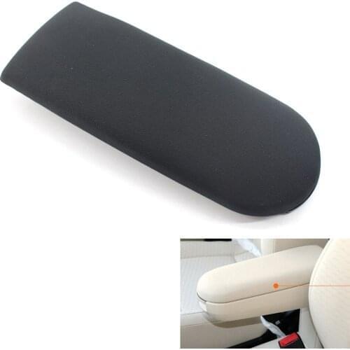 Black Center Console Armrest Cover Lid Cloth Surface Fit For VW Golf Jetta Bora MK4