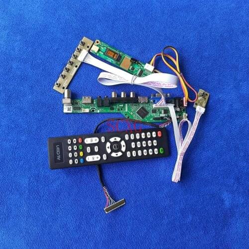 LVDS 30Pin Analog Signal LCD monitor drive card HDMI-compatible USB AV VGA 1920*1080 1CCFL Kit For LTN160HT01-A01/LTN160HT01-A02
