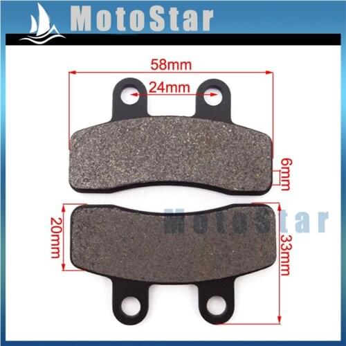 Disc Caliper Brake Pads Shoes For 50cc 70cc 90cc 110cc 125cc Pit Dirt Trail Bike Motorcycle