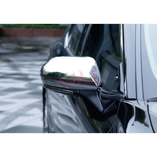 Chrome Car Styling Rearview Mirror Cover Side Wing Cap Shell Case Garinsh Moulding Trims For Toyota Camry 2018 Accessories