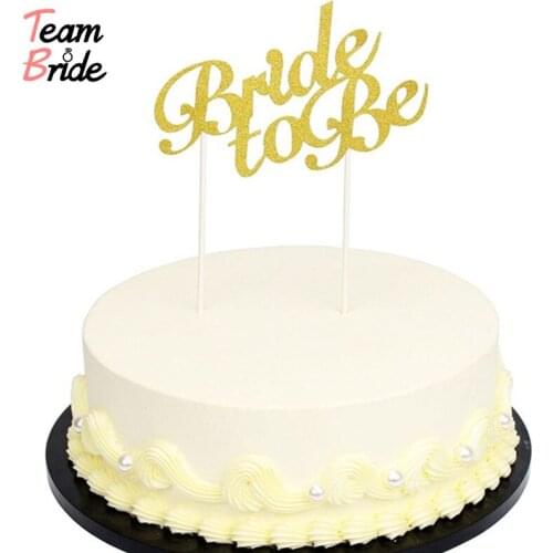 Team Bride Bride to be Cake Topper Bachelorette Hen girls night Party Bridal Shower beach country wedding Engagement Cake