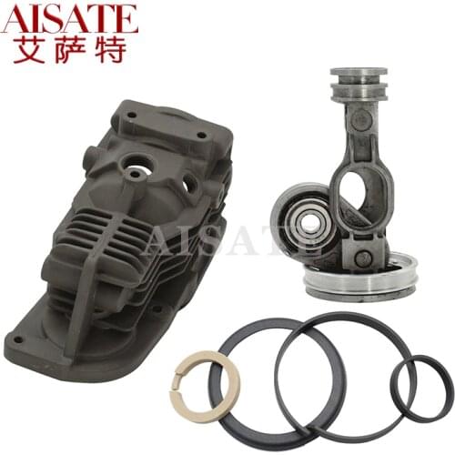 Air Suspension Compressor Pump Cylinder Head Piston Rod Piston Ring repair kit For Mercedes-Benz W164 X164 W2511643200204