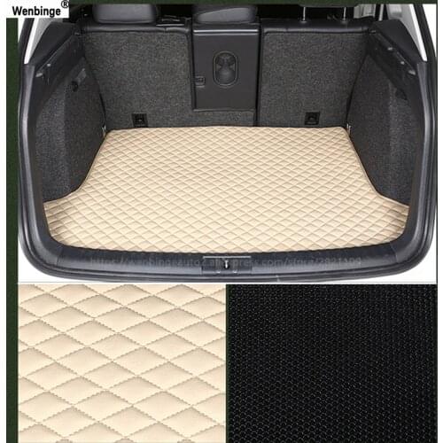 Wenbinge car trunk mat For for Hyundai All Models i30 ix25 ix35 solaris elantra terracan accent azera custom cargo liner car pad