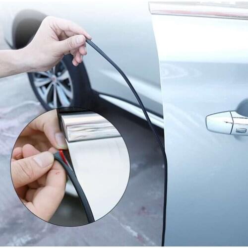 5 m Anti-Collision Lane Protection Door Ribbons Rubber Edge Gates Locks Side Protector Sticker for Opel Astra VAUXHALL MOKKA