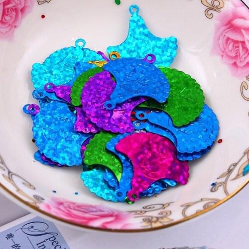 HOT ! 450pcs 26*24mm Wholesale Bell Flat Loose Sequin Paillette Crafts Sewing ,Women Kids Diy Garment Accessories SFLYX21