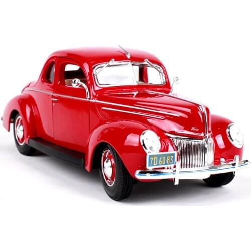 Maisto 1:18 1939 Ford Classic Car car alloy car model simulation car decoration collection gift toy Die casting model boy toy