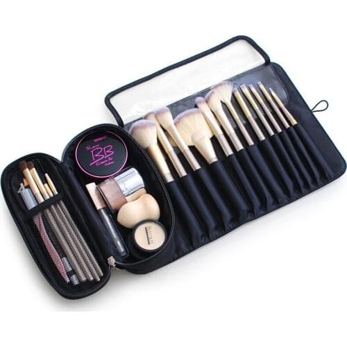 Multifunction Makeup brush Cosmetic Cases Women Cosmetic Brushes Bag travel Organizer Waterproof Toiletries Storage Make up bags