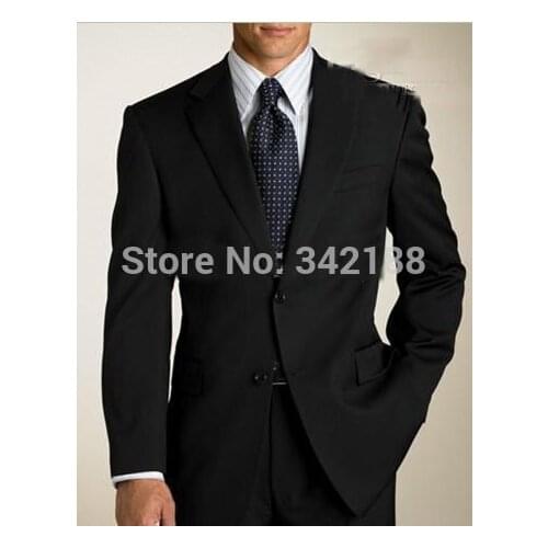 Mens Suits Black Men Men Suit Two Button Men Suit Custom Men Suit Accept/Men Wedding Suits