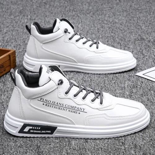 Spring New Designer Shoes Men Fashion Breathable Casual Shoes Daily Little White Shoes Classic Wear Resitant Men Gym Shoes