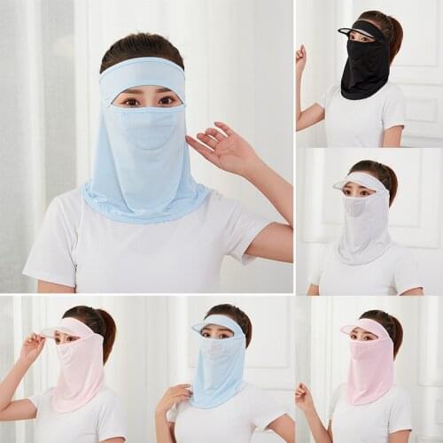 Outdoor UV Protection Cover Sun Hat Face Cover Neck Flap Cap Wide Brim Summer Sunscreen Mask Breathable Sportswear Accessories