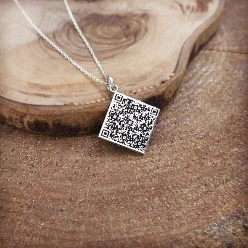 Square Code Necklace