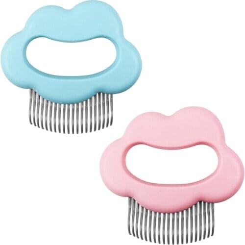 Portable Cat Dog Massage Shell Comb Grooming Hair Removal Shedding Pet Cleaning Supplies