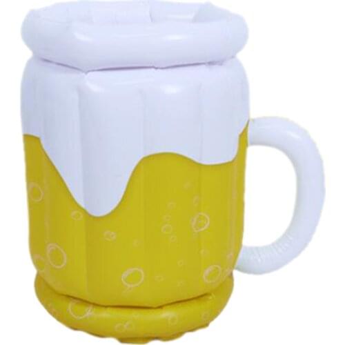 Beer Party Supplies and Beer Theme Decorations - Beer Mug Cooler, Inflatable Ice Bucket