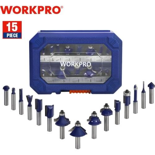 WORKPRO Forstner Drill Bit Flat Wing Drilling Bits for Woodworking Wood Cutting Hole Opener