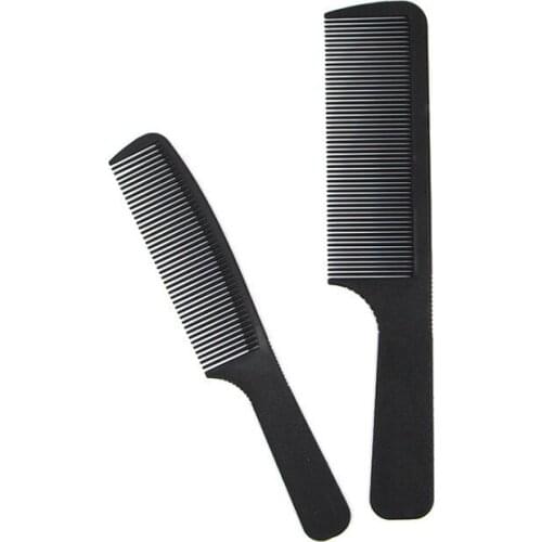 Fine Cutting Comb Black Hair Salon Comb With Pro Barber Hairdressing Comb Beard Comb