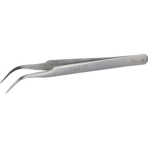 TS-15 POLISHED TWEEZERS (BENT)