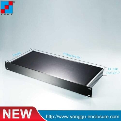 YGH-001--1u 482*44.5*200mm 19'1U hard Aluminum instrument beauty case with flat server cabinet