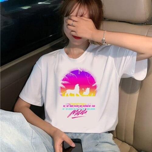 Women summer clothing red lips love printing T-shirt basic O-neck short-sleeved ladies white T-shirt kawaii graphic girl T-shirt