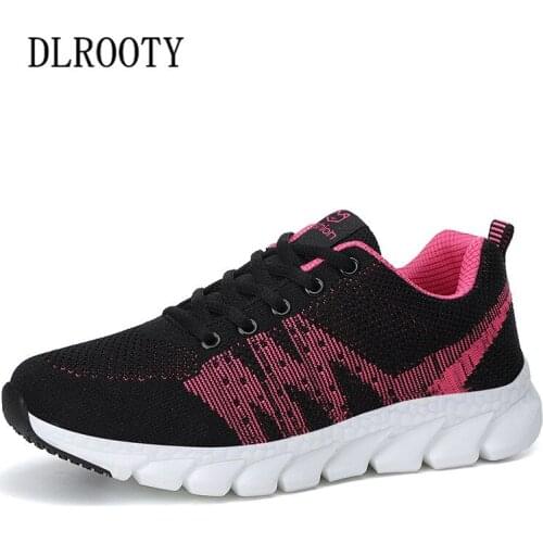Women Sneakers Flats Casual Shoes Summer Fashion Outdoor Breathable Mesh Lace Up Female Platform Round Toe Walking