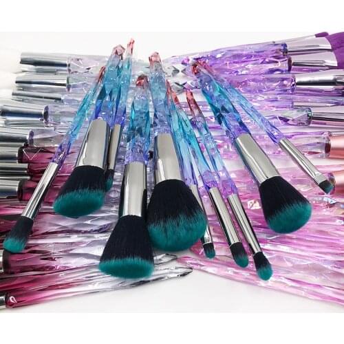 1/10Pcs Makeup Brushes Tool Set Cosmetic Powder Eye Shadow Foundation Blush Blending Beauty Make Up Brush For Women