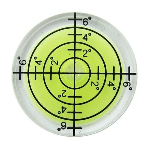 10 pieces/Lot) 32*7MM White Green Blue Color Bullseye Bubble level Round Level Bubble Accessories for measuring instrument