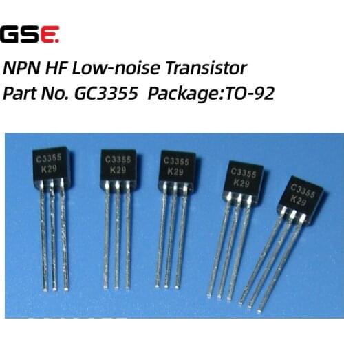 C3355 TO-92 HF LOW-NOISE TRANSISTOR FT 6G High frequency transistor NEW 10PCS/LOT