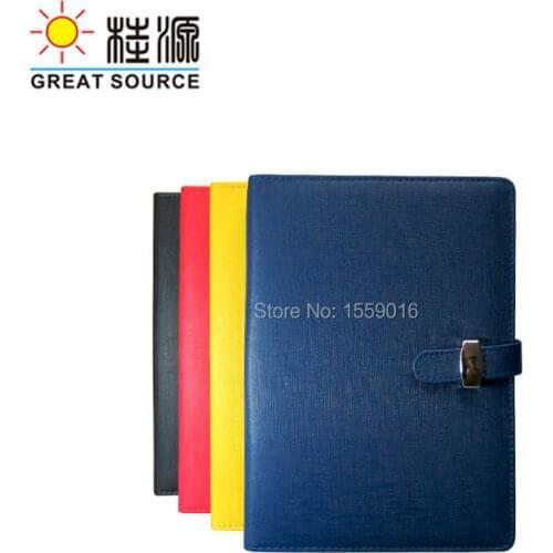 B5 Folder Color Cover 9 Rings Binder Padfolio For B5 Paper Inserts Clear Pen Bag Color Sticker Soft Ruler Gift Set