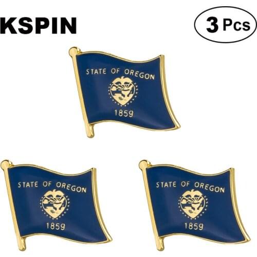 U.S.A Oregon Lapel Pin Brooches Pins Flag badge Brooch Badges