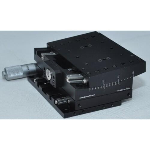 GX80X120-F220 manual arc precision arc angle guide rail slide table 80X120mm