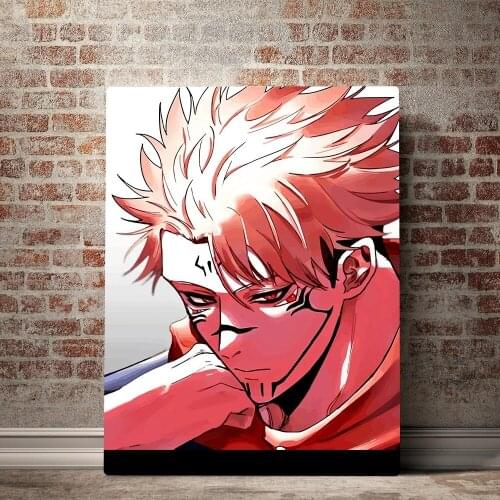Canvas Printed Anime Jujutsu Kaisen Japan Cool Modern Poster Home Decorative Painting Wall Art Picture Living Room Modular Frame