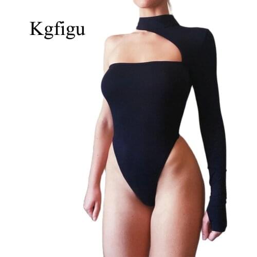 KGFIGU Women's Long Sleeve Bodysuits