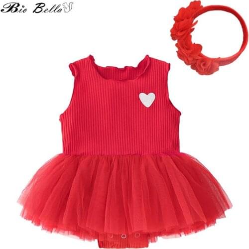 Baby Infantil Princess Wedding Party Baptism Clothes Set Bodysuit+Headband 2Pcs Girl Tutu Lace Cute Lovely Vestidos Costumes