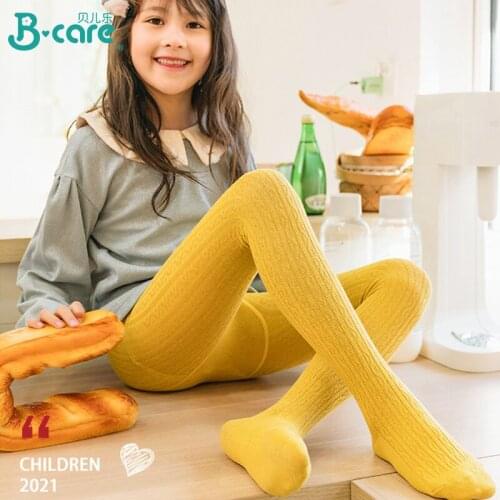 Striped Girls Leggings Autumn Winter Cotton Leggings for Girls Kids Clothes Candy Color Pantyhose Elastic Stocking for Girls